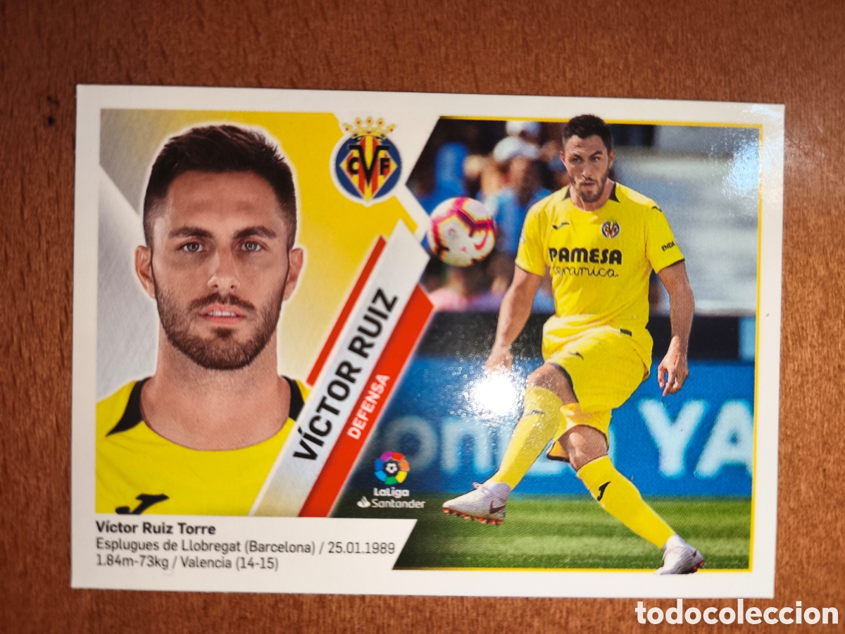 Figurine di Calcio: V&iacute;ctor Ruiz n&deg;5 liga este 19/20 Villarreal