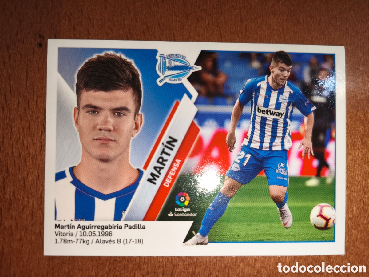 Cartes &agrave; collectionner de Football: Mart&iacute;n n&deg;3 liga este 19/20 Deportivo Alav&eacute;s