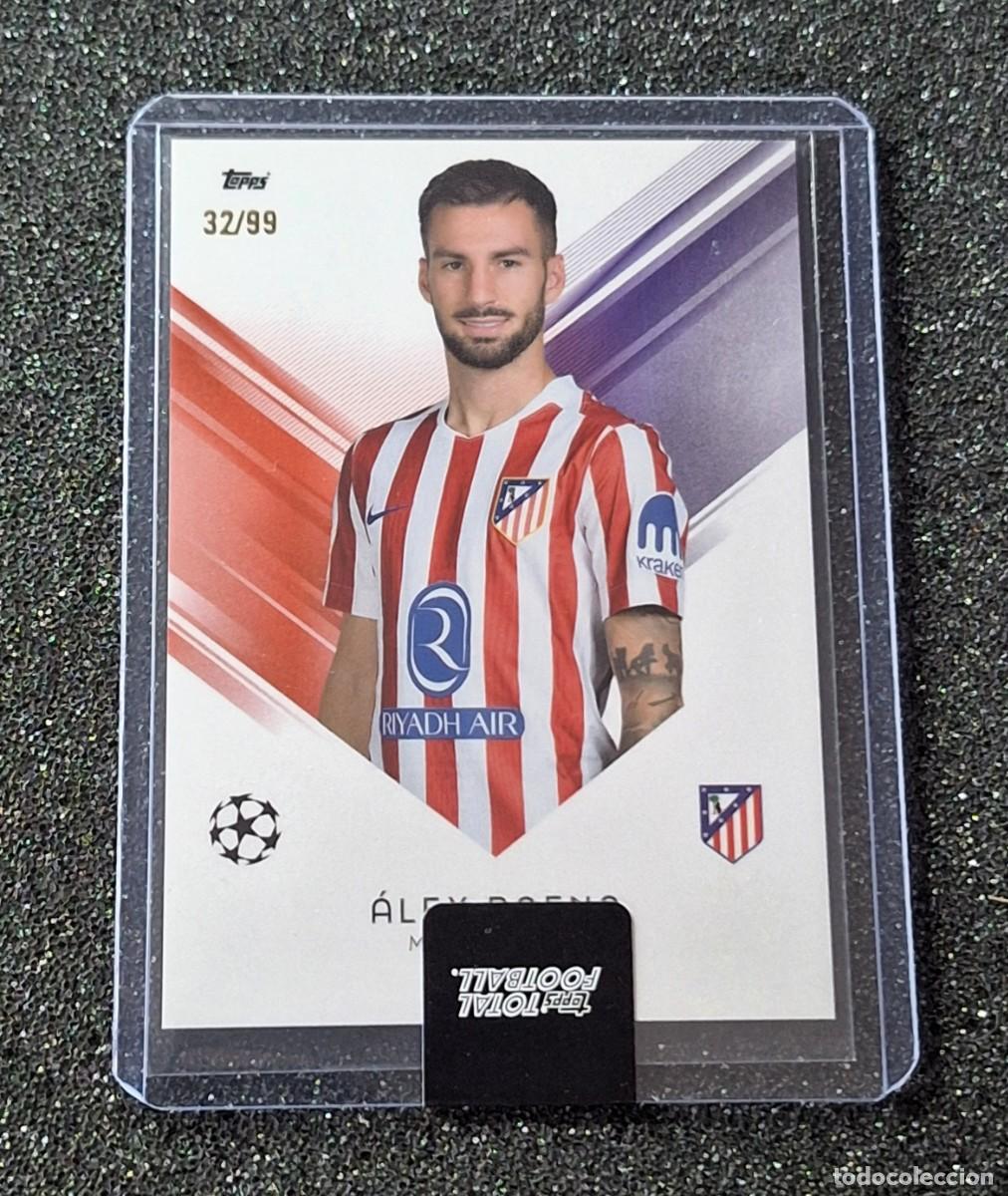Cromos de f&uacute;tbol: Alex Baena Atletico de Madrid Topps Total Football 32/99