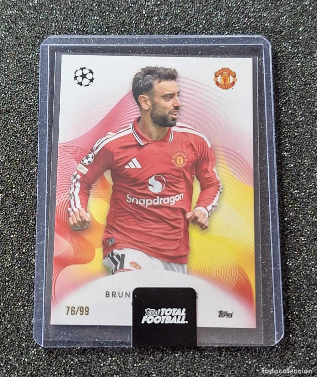Cromos de f&uacute;tbol: Bruno Fernandes Manchester United Topps Total Football 76/99