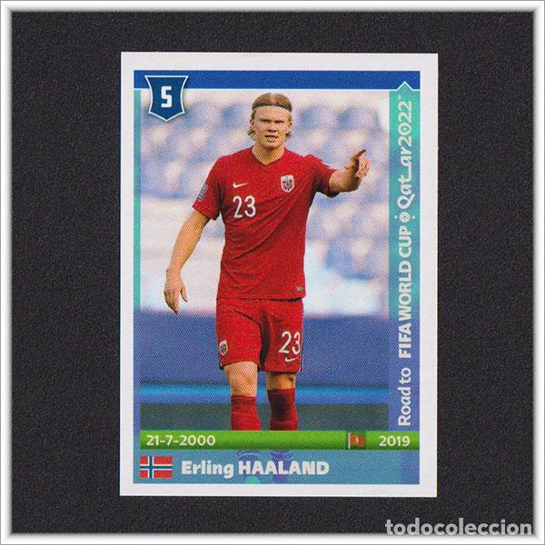 Cromos de f&uacute;tbol: ROAD TO FIFA WORLD CUP QATAR 2022 PANINI MUNDIAL ERLING HAALAND 358 NORUEGA NORWAY STICKER ALBUM