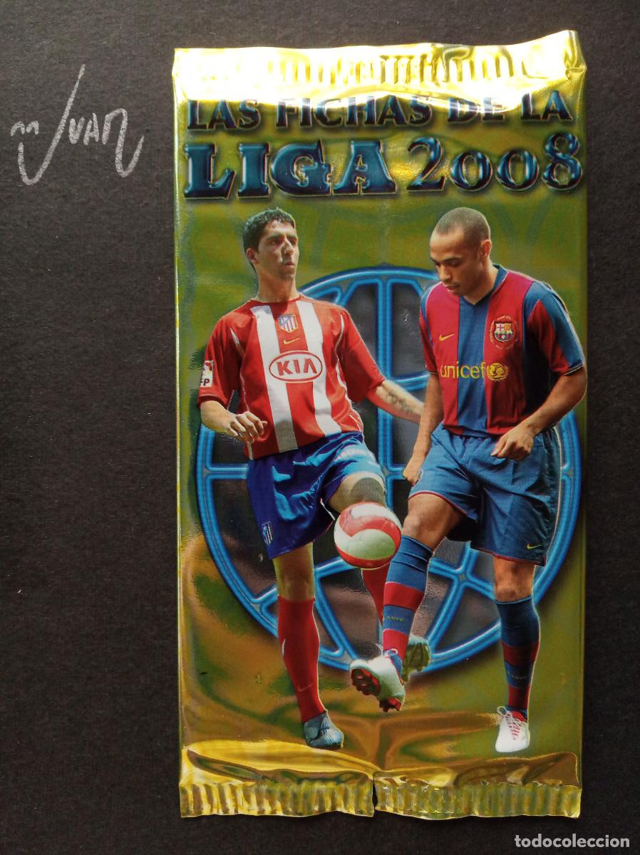 Cromos de f&uacute;tbol: SOBRE SIN ABRIR VERSION 3 ⚽ MUNDICROMO &reg; 2007 2008 LIGA 07 08 MESSI BARCELONA SERGIO RAMOS MADRID ?