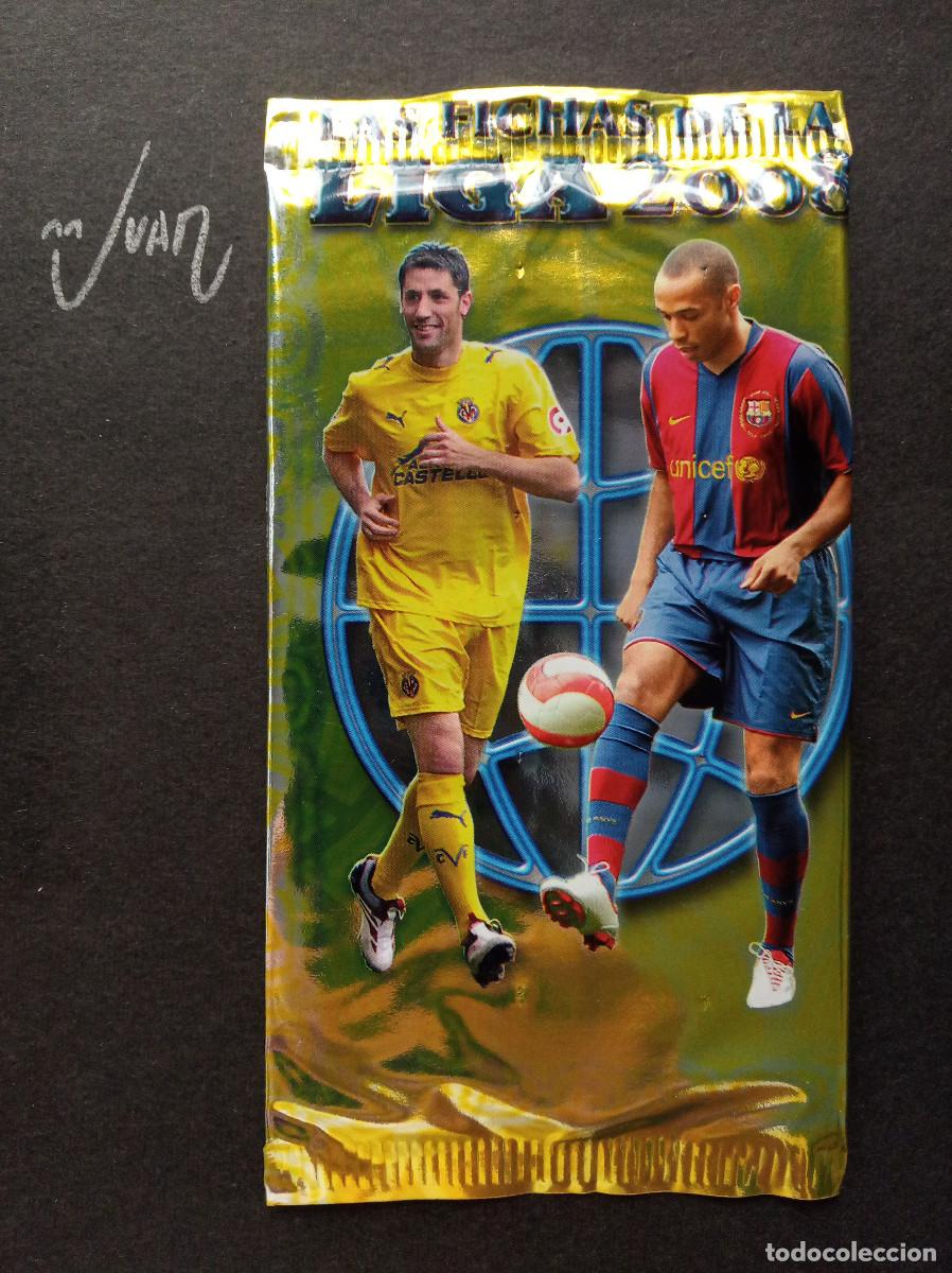 Cromos de f&uacute;tbol: SOBRE SIN ABRIR VERSION 4 ⚽ MUNDICROMO &reg; 2007 2008 LIGA 07 08 MESSI BARCELONA SERGIO RAMOS MADRID ?