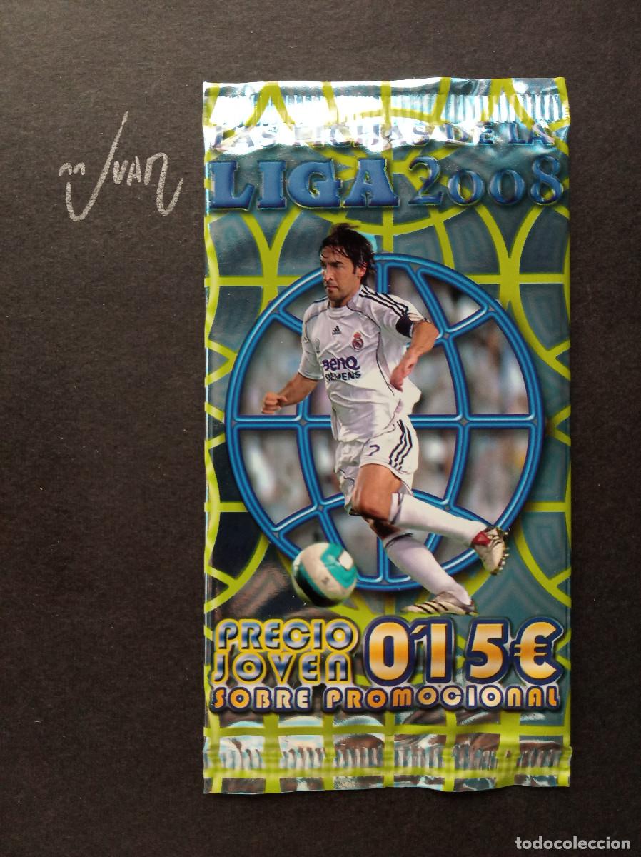 Cromos de f&uacute;tbol: SOBRE SIN ABRIR PRECIO JOVEN VERSION 2 ⚽ MUNDICROMO &reg; 2007 2008 07 08 MESSI BARCELONA RAUL MADRID ?