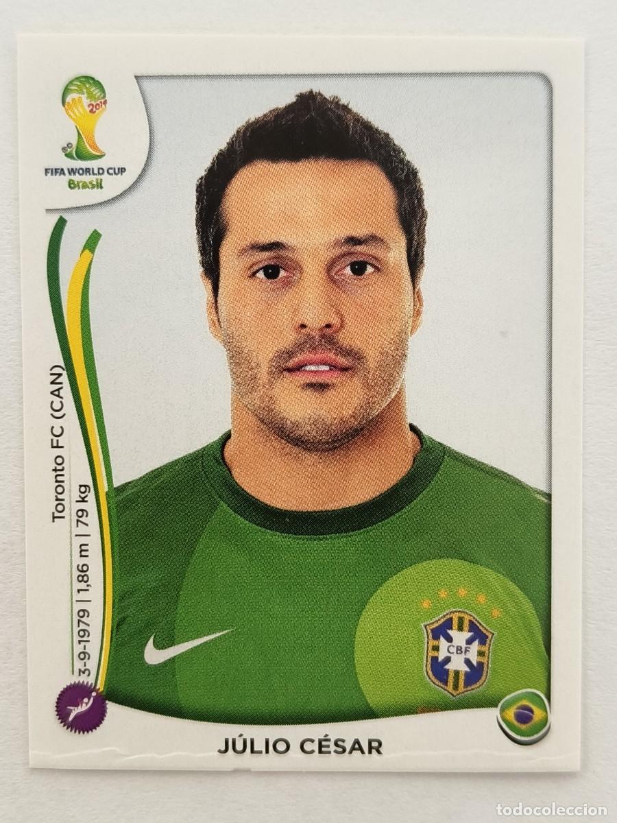 Cromos de f&uacute;tbol: #34 JULIO CESAR (BRASIL) MUNDIAL BRASIL 2014 PANINI