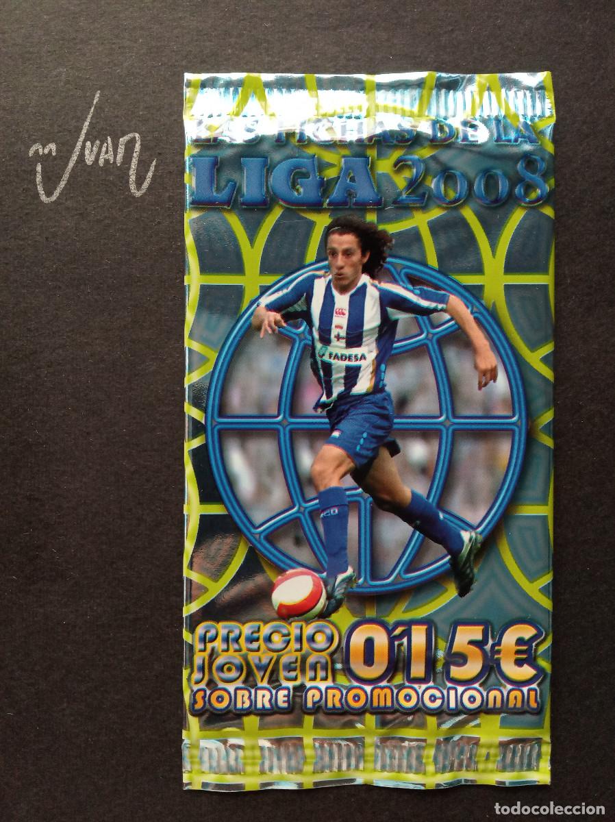 Cromos de f&uacute;tbol: SOBRE SIN ABRIR PRECIO JOVEN VERSION 5⚽ MUNDICROMO &reg; 2007 2008 LIGA 07 08 MESSI BARCELONA GUARDADO ?