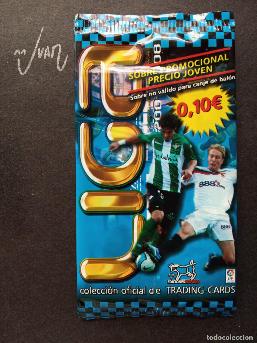 Cromos de f&uacute;tbol: SOBRE SIN ABRIR PRECIO JOVEN ⚽ MUNDICROMO &reg; EDICIONES ESTADIO 2007 2008 LIGA 07 08 MESSI BARCELONA ?