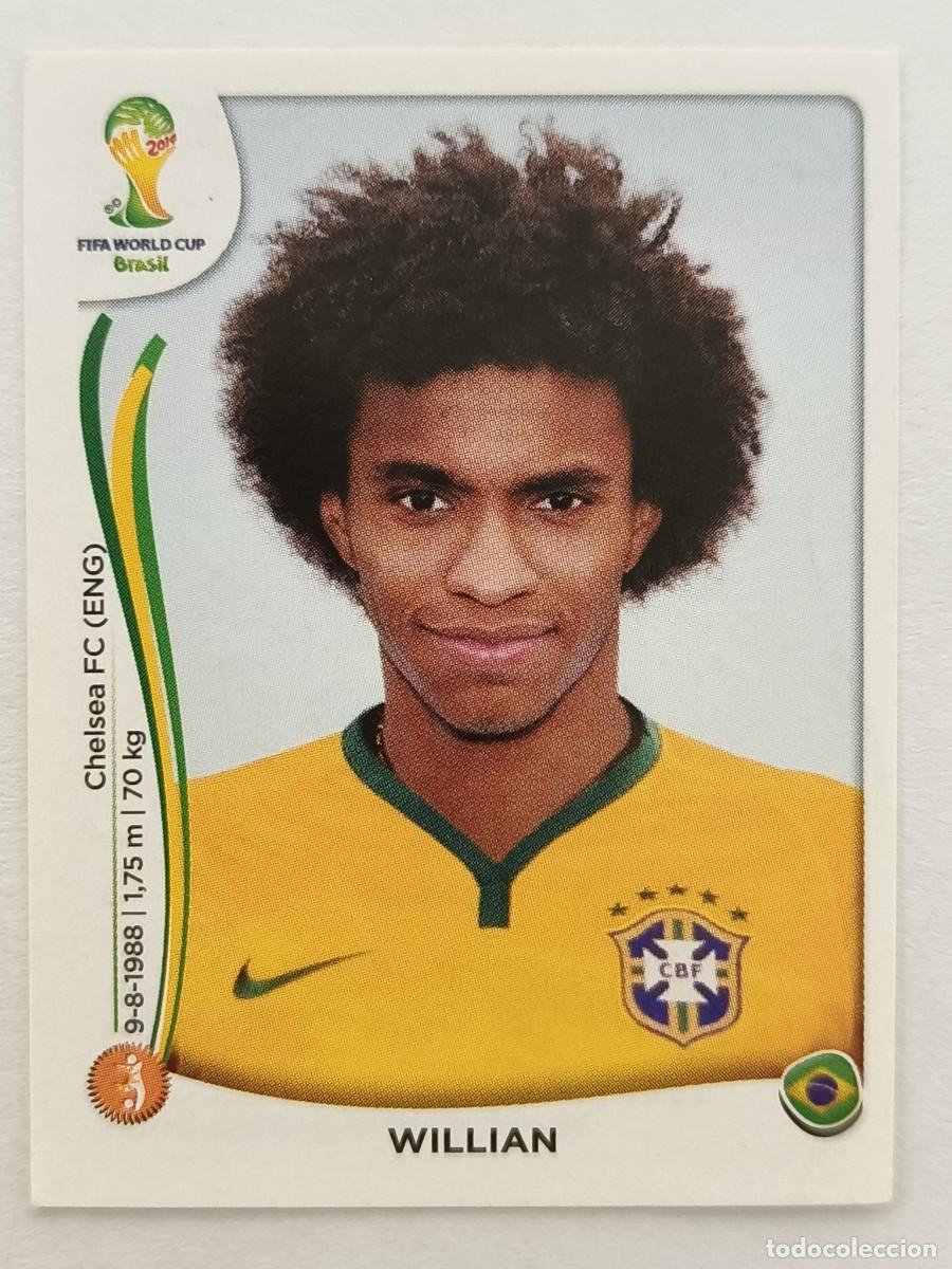 Cromos de f&uacute;tbol: #46 WILLIAN (BRASIL) MUNDIAL BRASIL 2014 PANINI