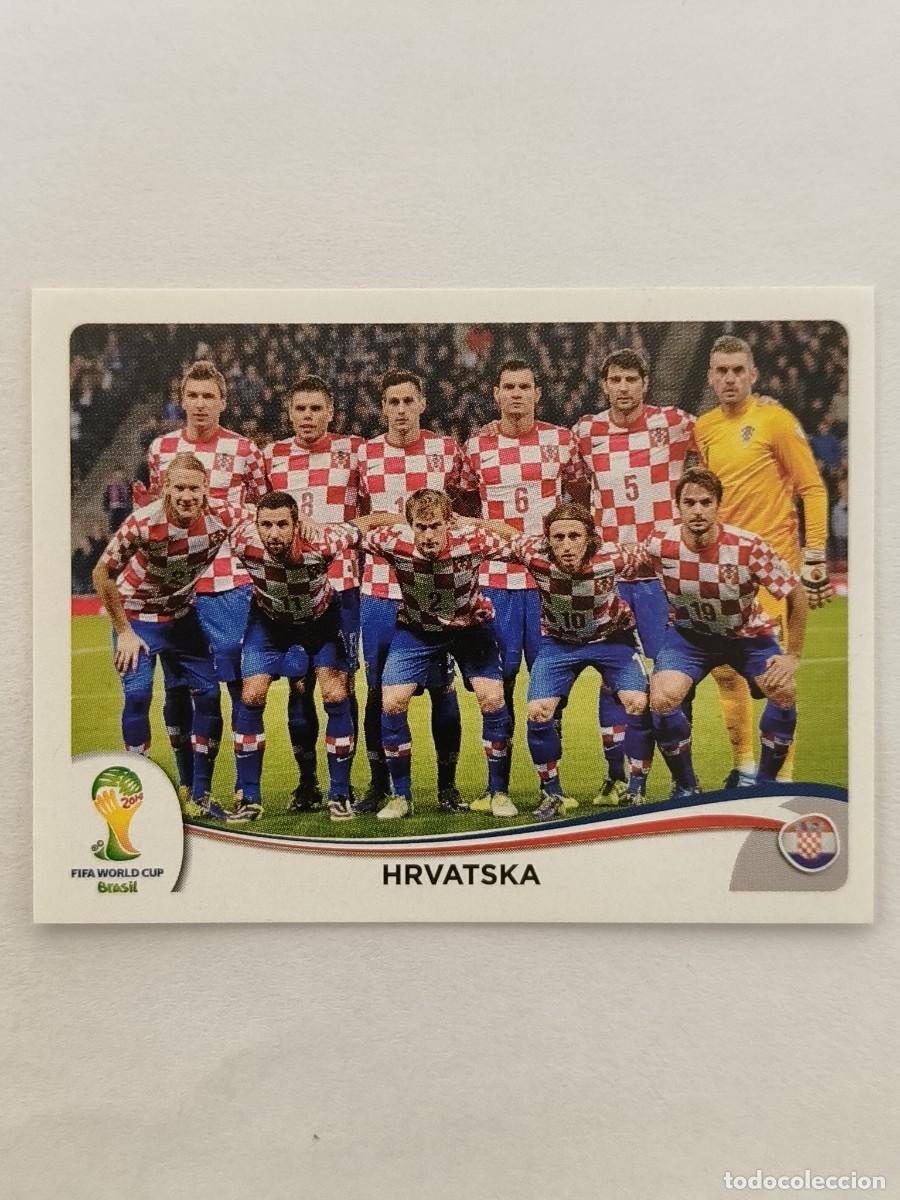 Cromos de f&uacute;tbol: #52 ALINEACION (CROACIA) MUNDIAL BRASIL 2014 PANINI