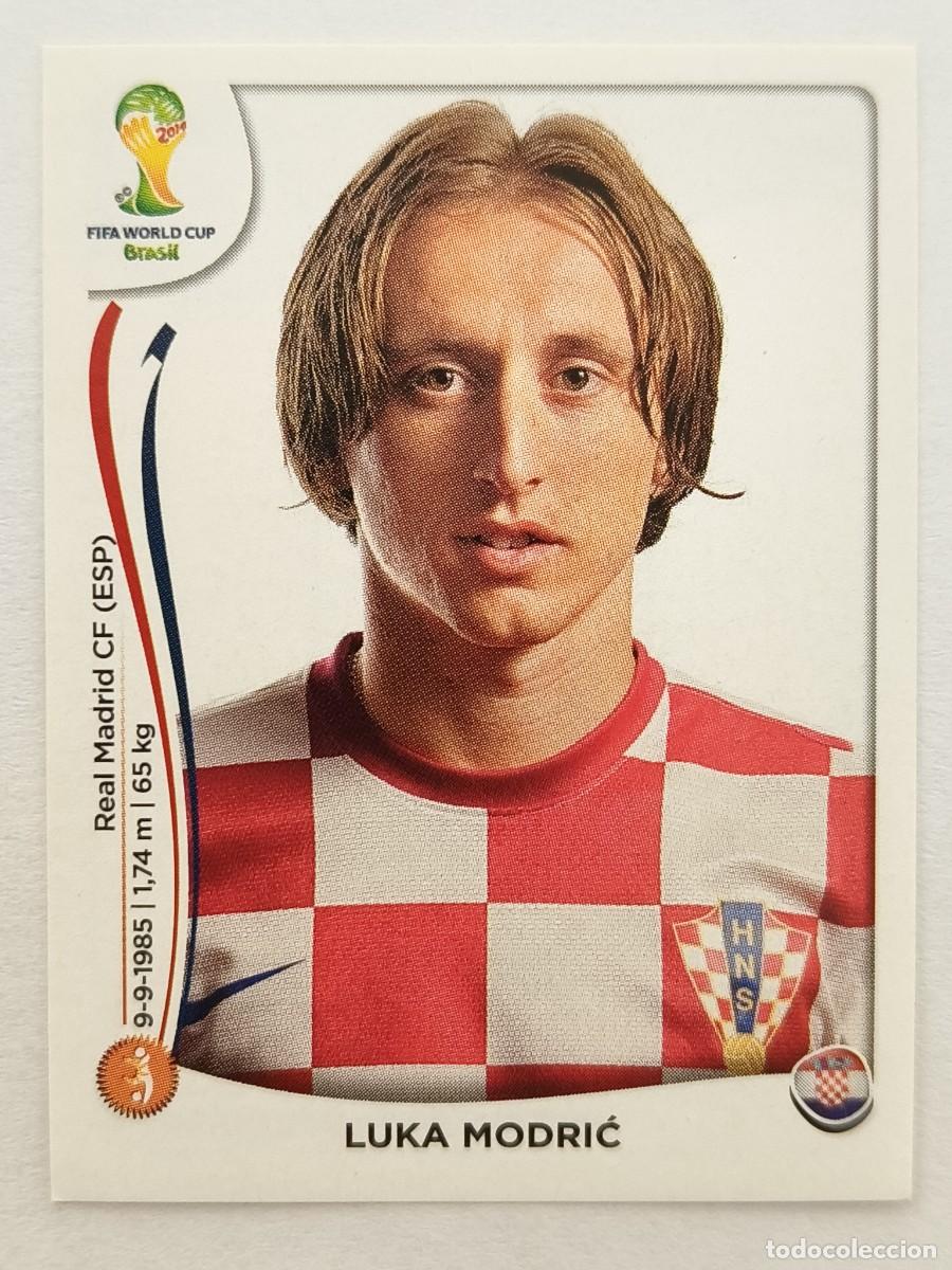Cromos de f&uacute;tbol: #62 LUKA MODRIC (CROACIA) MUNDIAL BRASIL 2014 PANINI