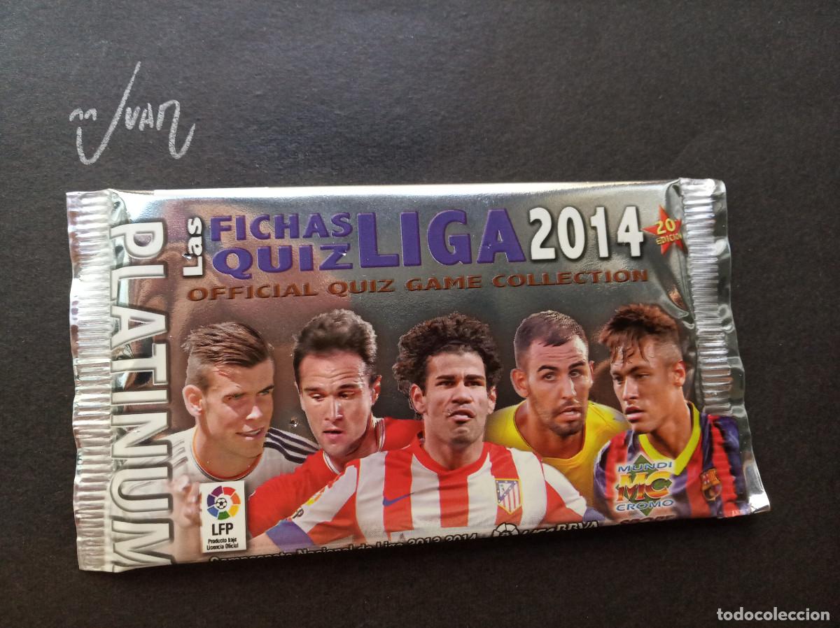Cromos de f&uacute;tbol: SOBRE SIN ABRIR ED. PLATINUM ⚽ MUNDICROMO &reg; 2013 2014 LIGA 13 14 MESSI BARCELONA CRISTIANO RONALDO ?