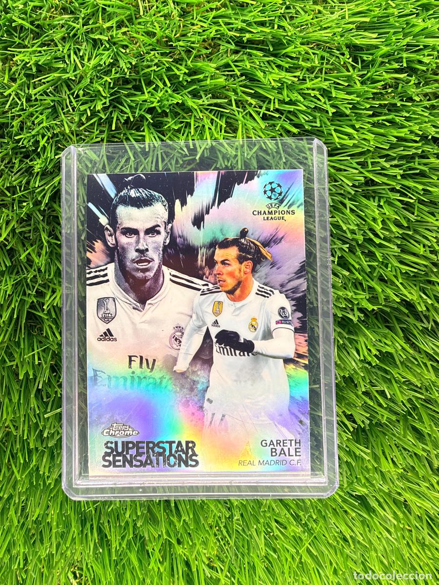 Cromos de f&uacute;tbol: N&ordm; SS-GB Gareth Bale Superstar Sensations Real Madrid CF Topps UEFA Clubs Competitions Chrome 18 19