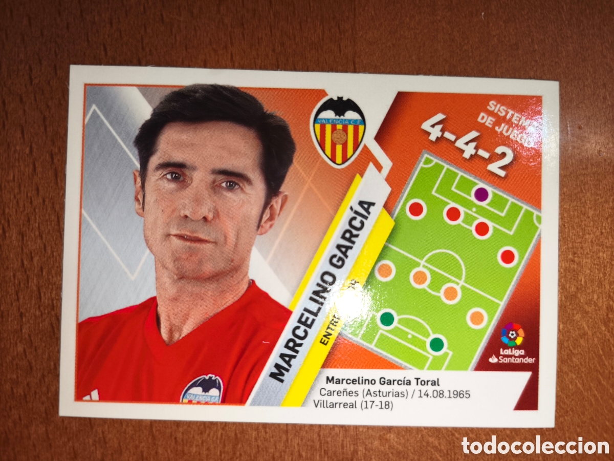 Cromos de f&uacute;tbol: Marcelino Garc&iacute;a n&deg;36 liga este 19/20 Valencia