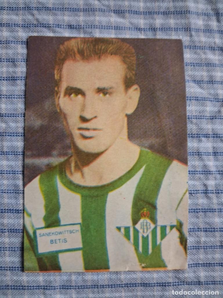 Cromos de f&uacute;tbol: Cromo Liga 1961 1962 Fher Disgra. Sanekowittsch. Betis. Sin pegar. Estado ver imagen