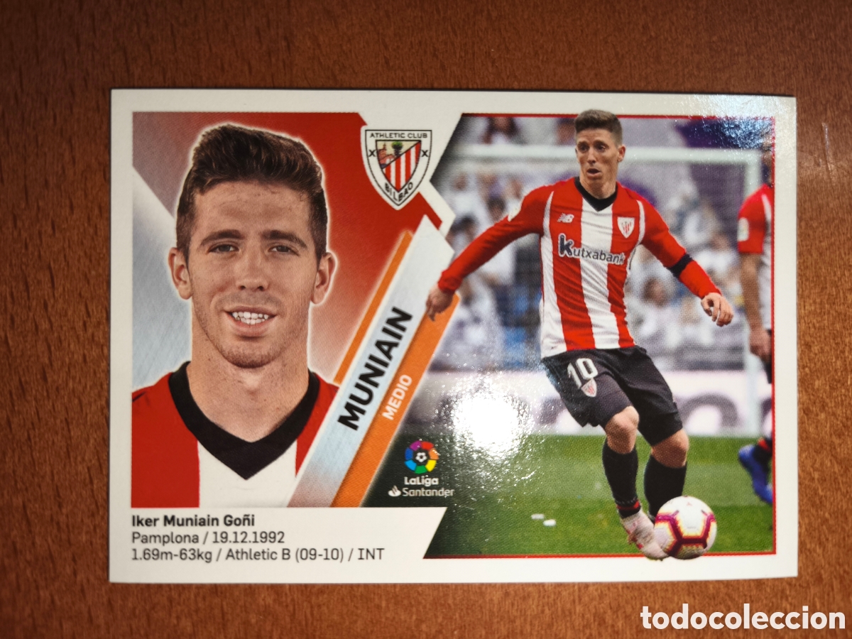 Cromos de f&uacute;tbol: Muniain n&deg;12 liga este 19/20 Athletic Club