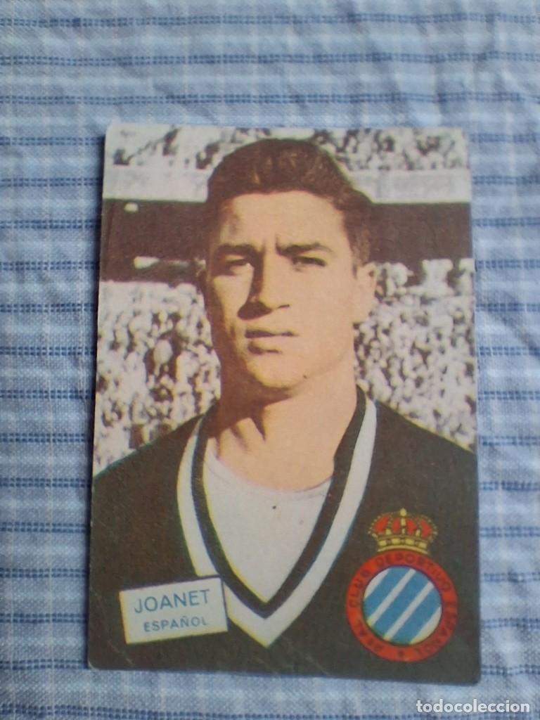 Cartes &agrave; collectionner de Football: Cromo Liga 1961 1962 Fher Disgra. Joanet. Elche. Sin pegar. Estado ver imagen