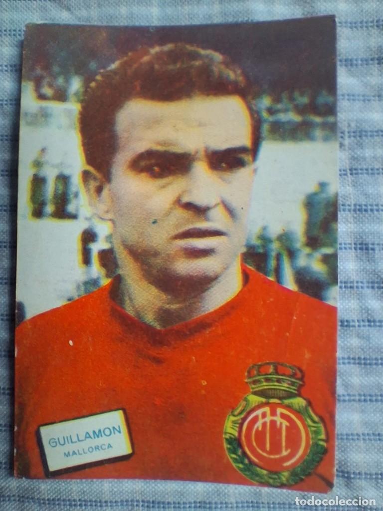 Football Stickers: Cromo Liga 1961 1962 Fher Disgra. Guillam&oacute;n. Mallorca. Sin pegar. Estado ver imagen