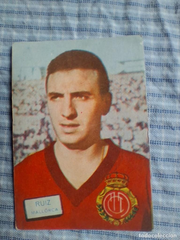 Football Stickers: Cromo Liga 1961 1962 Fher Disgra. Ruiz. Mallorca. Sin pegar. Estado ver imagen