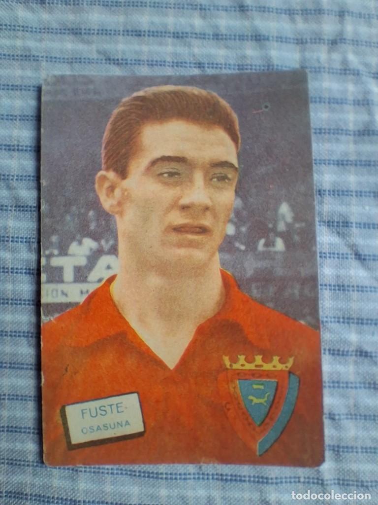 Football Stickers: Cromo Liga 1961 1962 Fher Disgra. Fuste. Osasuna. Sin pegar. Estado ver imagen