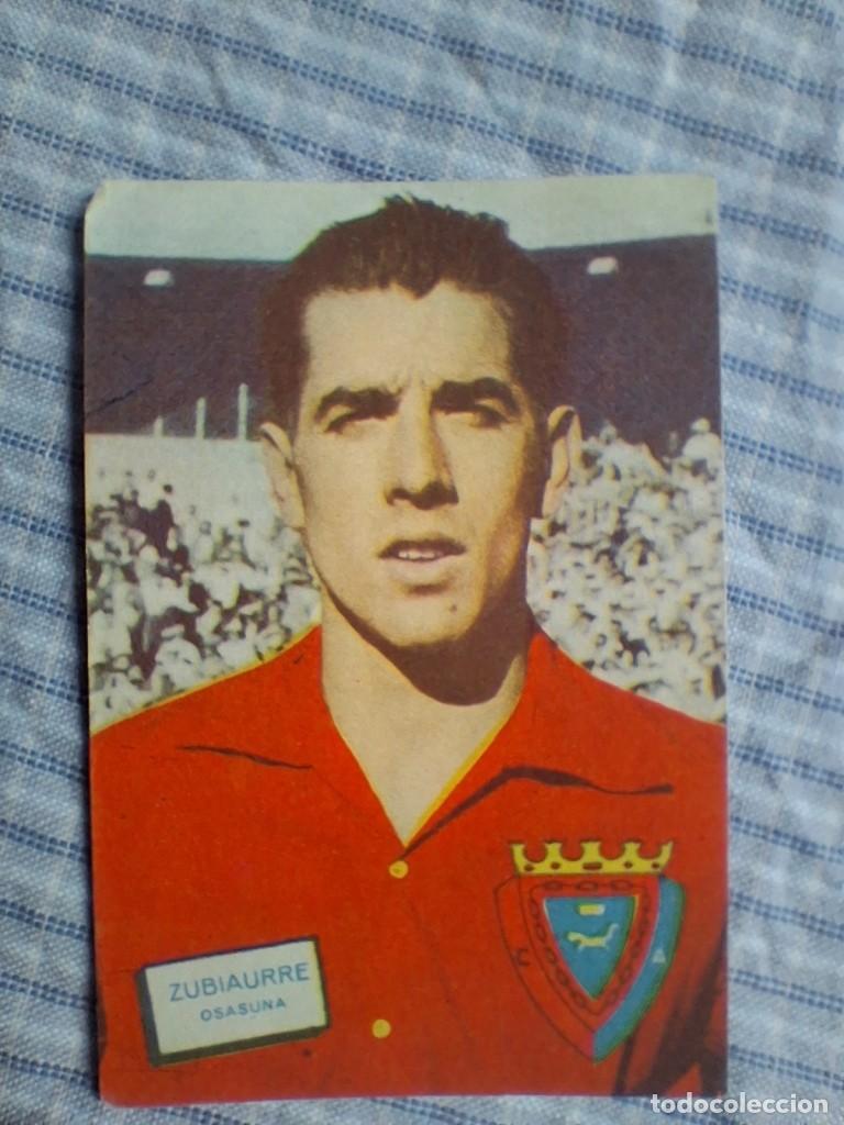 Cromos de Futebol: Cromo Liga 1961 1962 Fher Disgra. Zubiaurre. Osasuna. Sin pegar. Estado ver imagen