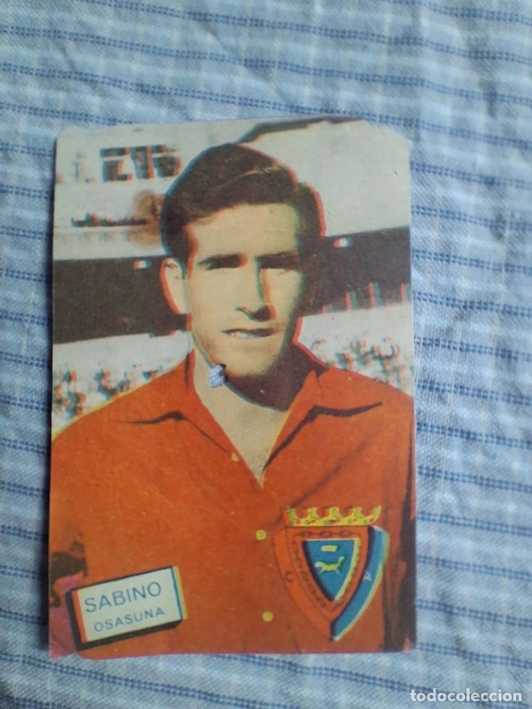 Cromos de Futebol: Cromo Liga 1961 1962 Fher Disgra. Sabino. Osasuna. Sin pegar. ver im&aacute;genes
