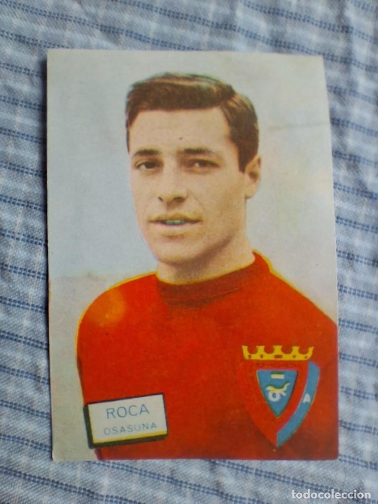 Cromos de Futebol: Cromo Liga 1961 1962 Fher Disgra. Roca. Osasuna. Sin pegar. Estado ver imagen.