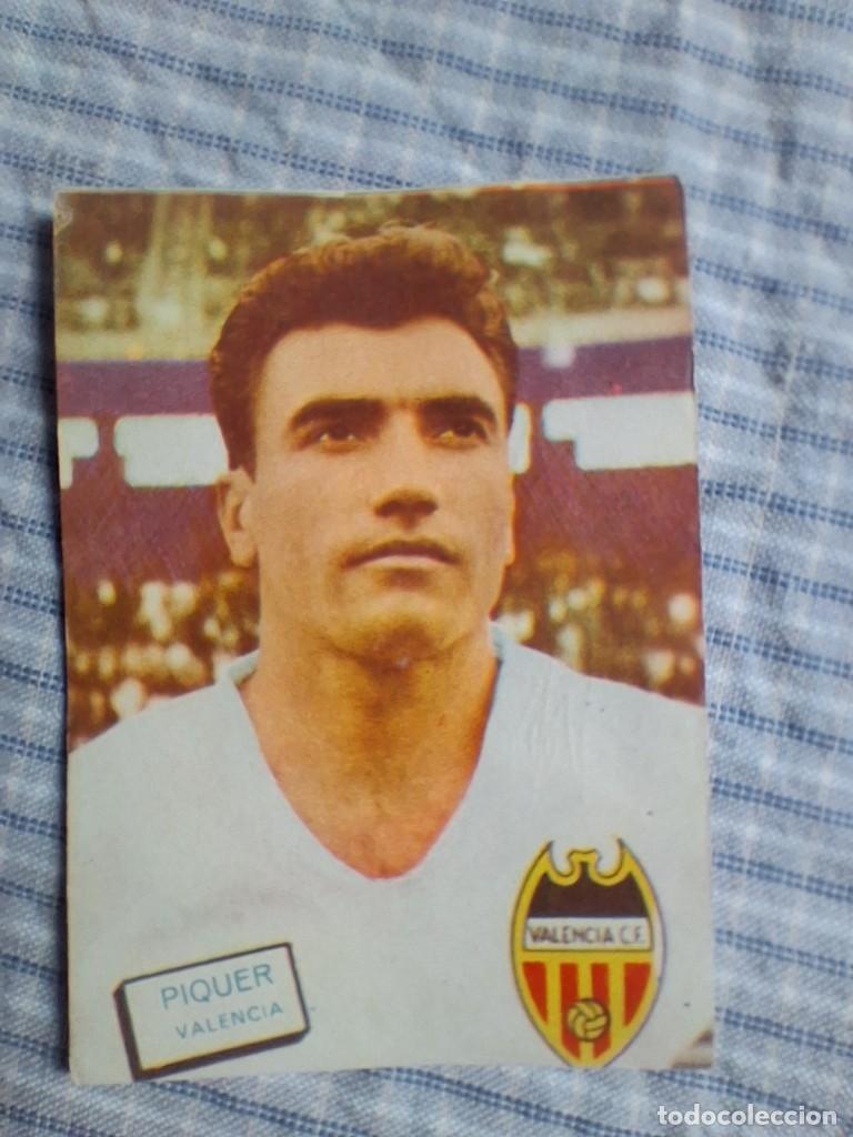 Cromos de Futebol: Cromo Liga 1961 1962 Fher Disgra. Piquer. Valencia. Sin pegar. Estado ver imagen
