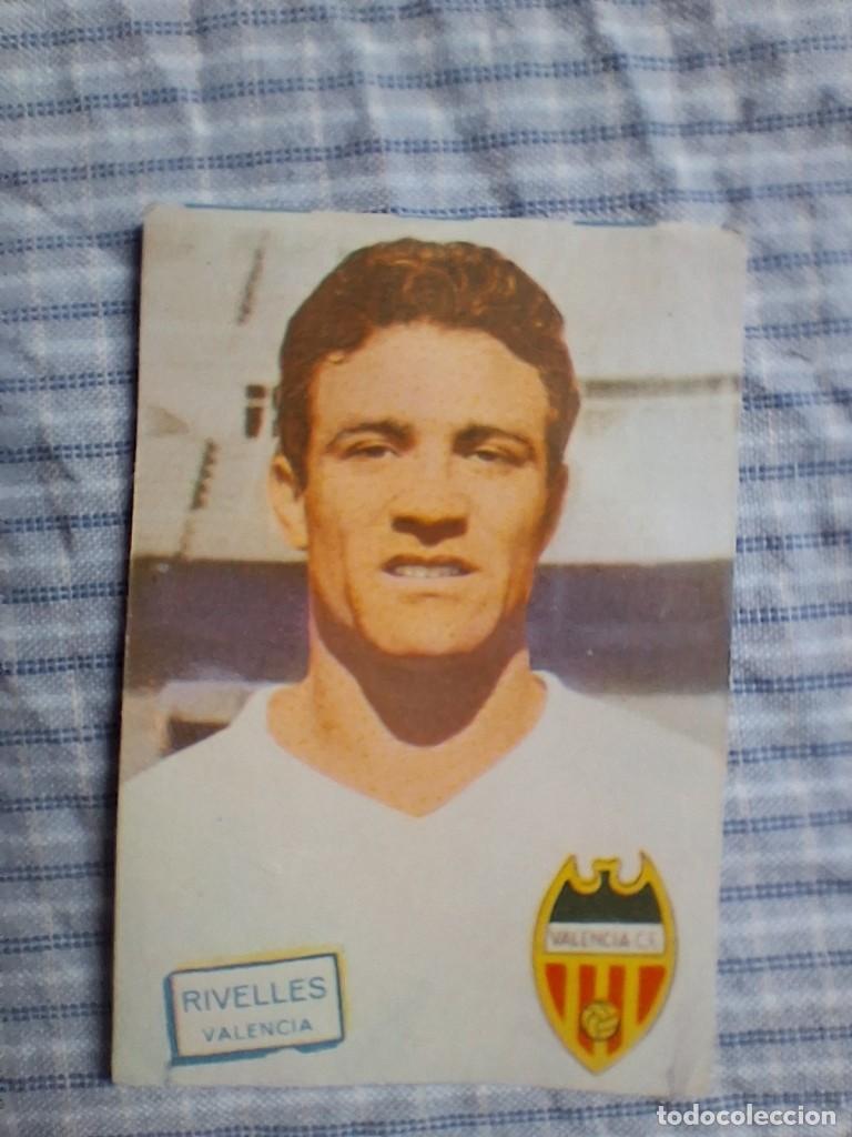 Cromos de Futebol: Cromo Liga 1961 1962 Fher Disgra. Rivelles. Valencia. Sin pegar. Estado ver imagen.