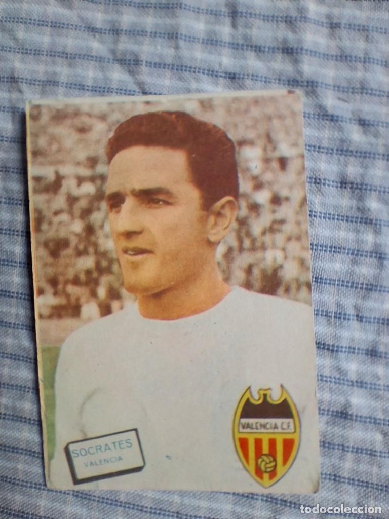 Cromos de Futebol: Cromo Liga 1961 1962 Fher Disgra. Socrates. Valencia. Estado ver imagen.