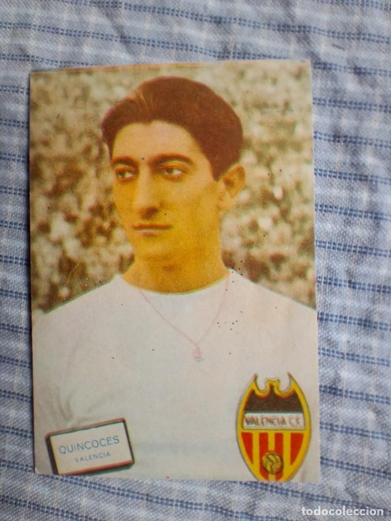 Cromos de Futebol: Cromo Liga 1961 1962 Fher Disgra. Quincoces. Valencia. Sin pegar. Estado ver imagen