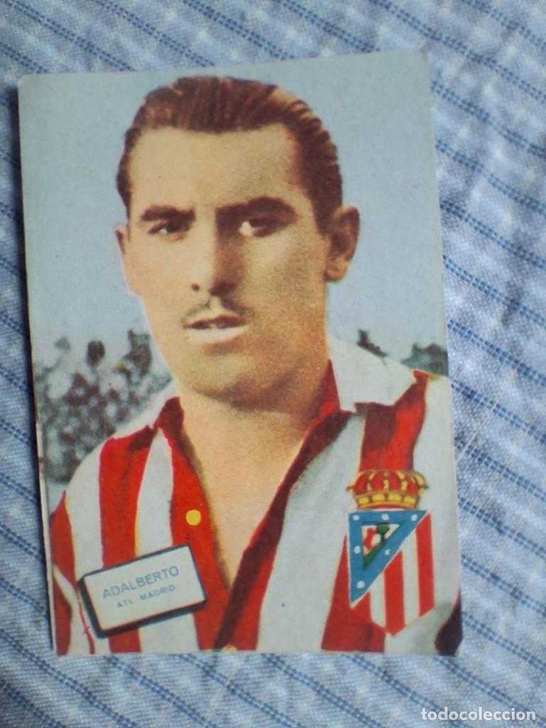 Cromos de f&uacute;tbol: Cromo Liga 1961 1962 Fher Disgra. Adalberto. Atl. Madrid. Sin pegar. Estado ver imagen