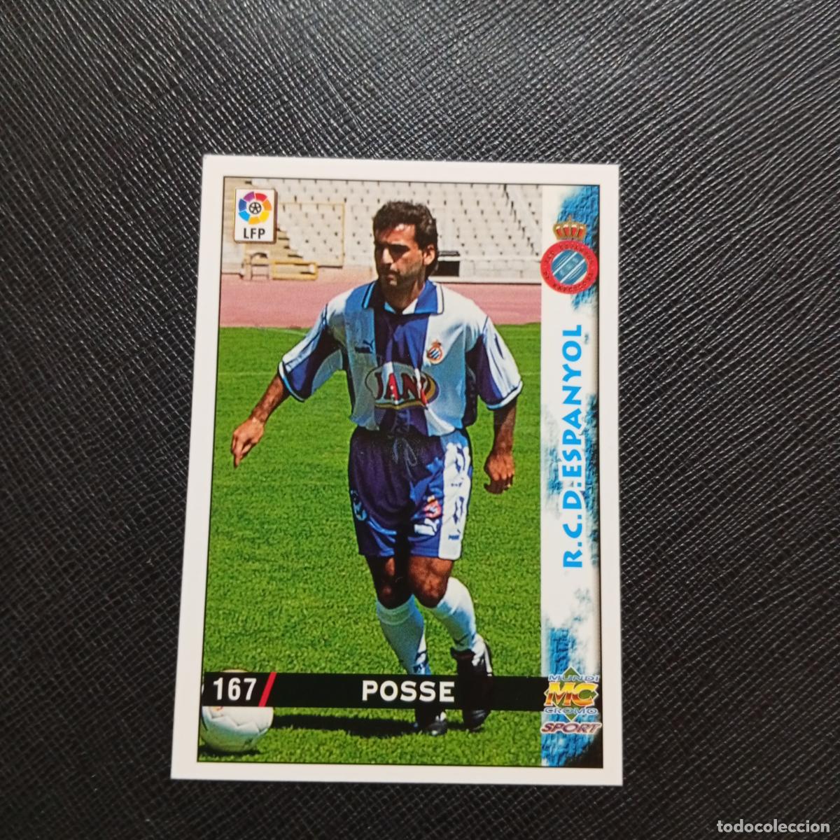 Cartes &agrave; collectionner de Football: 167 POSSE ESPA&Ntilde;OL MUNDICROMO 1998 1999 CROMO FUTBOL LIGA 98 99 - A218 PG22