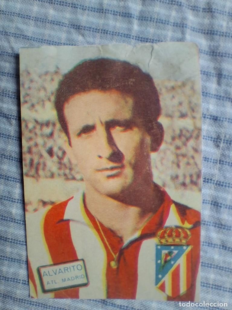 Cromos de f&uacute;tbol: Cromo Liga 1961 1962 Fher Disgra. Alvarito. Atl. Madrid. estado ver im&aacute;genes