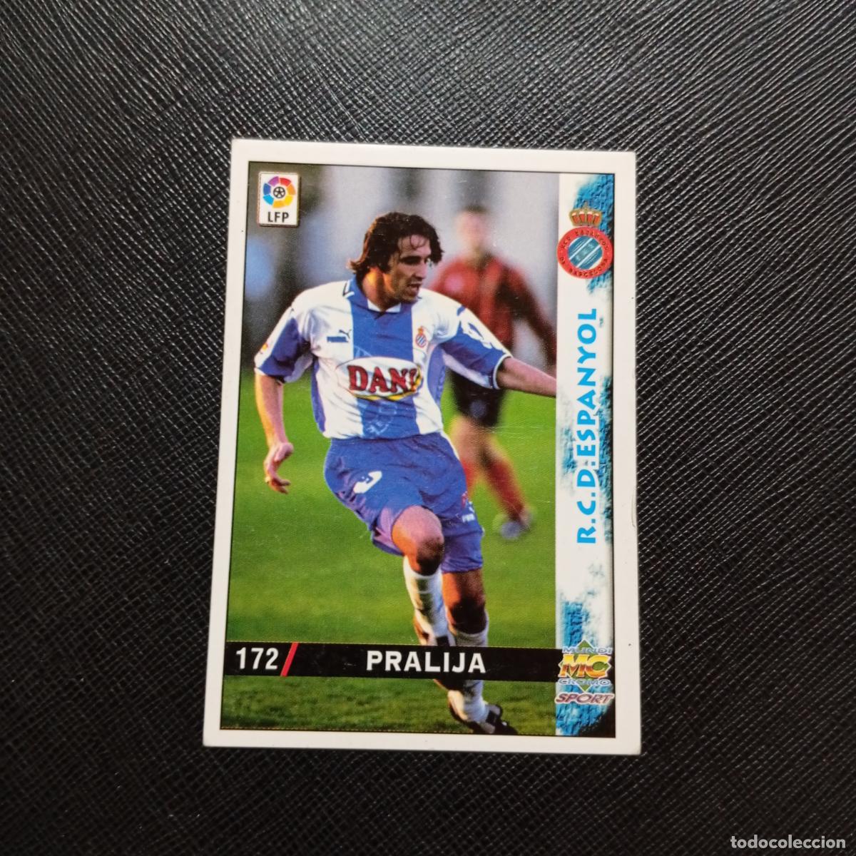 Cromos de f&uacute;tbol: 172 PRALIJA ESPA&Ntilde;OL MUNDICROMO 1998 1999 CROMO FUTBOL LIGA 98 99 - A218 PG22