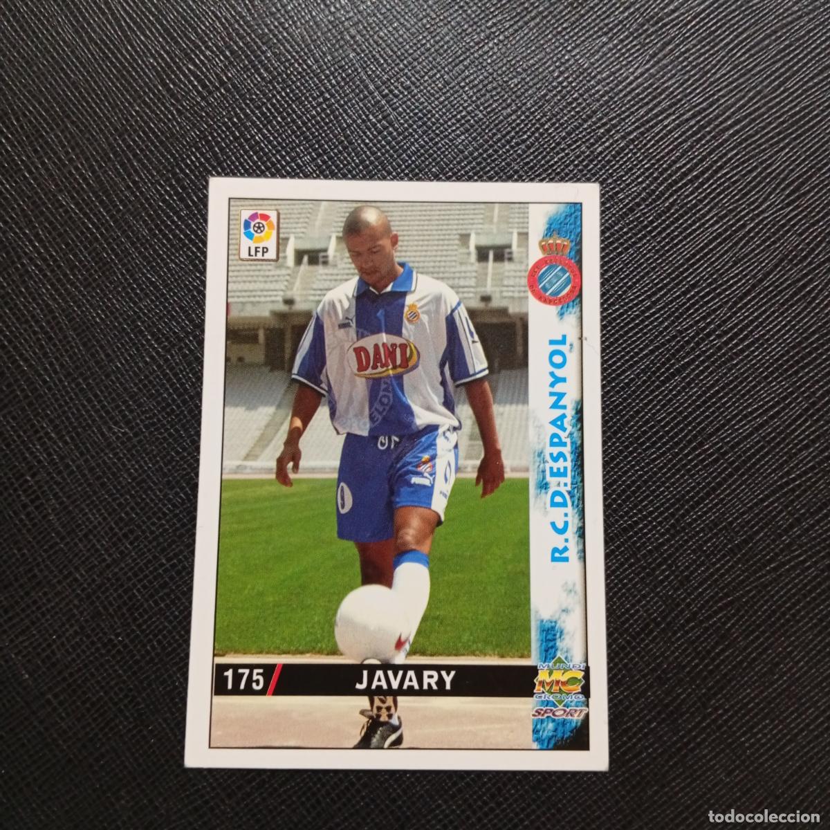 Cromos de f&uacute;tbol: 175 JAVARY ESPA&Ntilde;OL MUNDICROMO 1998 1999 CROMO FUTBOL LIGA 98 99 - A218 PG23 BAJA
