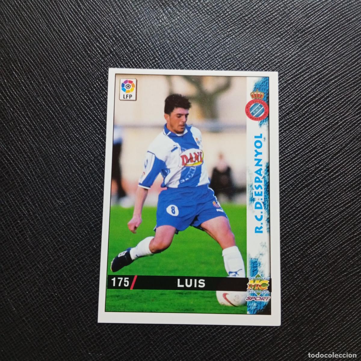 Cromos de f&uacute;tbol: 175 LUIS ESPA&Ntilde;OL MUNDICROMO 1998 1999 CROMO FUTBOL LIGA 98 99 - A218 PG23 BAJA