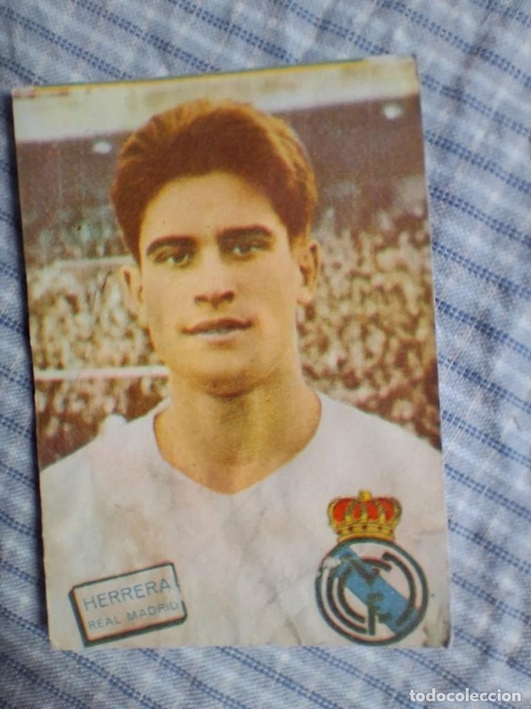 Figurine di Calcio: Cromo Liga 1961 1962 Fher Disgra. Herrera. Real Madrid. Sin pegar. ver im&aacute;genes