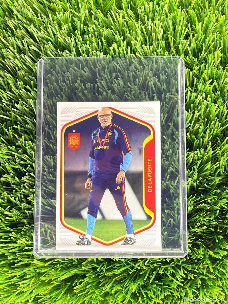 Football Stickers: N&ordm; 8 Luis de la Fuente Entrenador Carrefour Espa&ntilde;a 2026