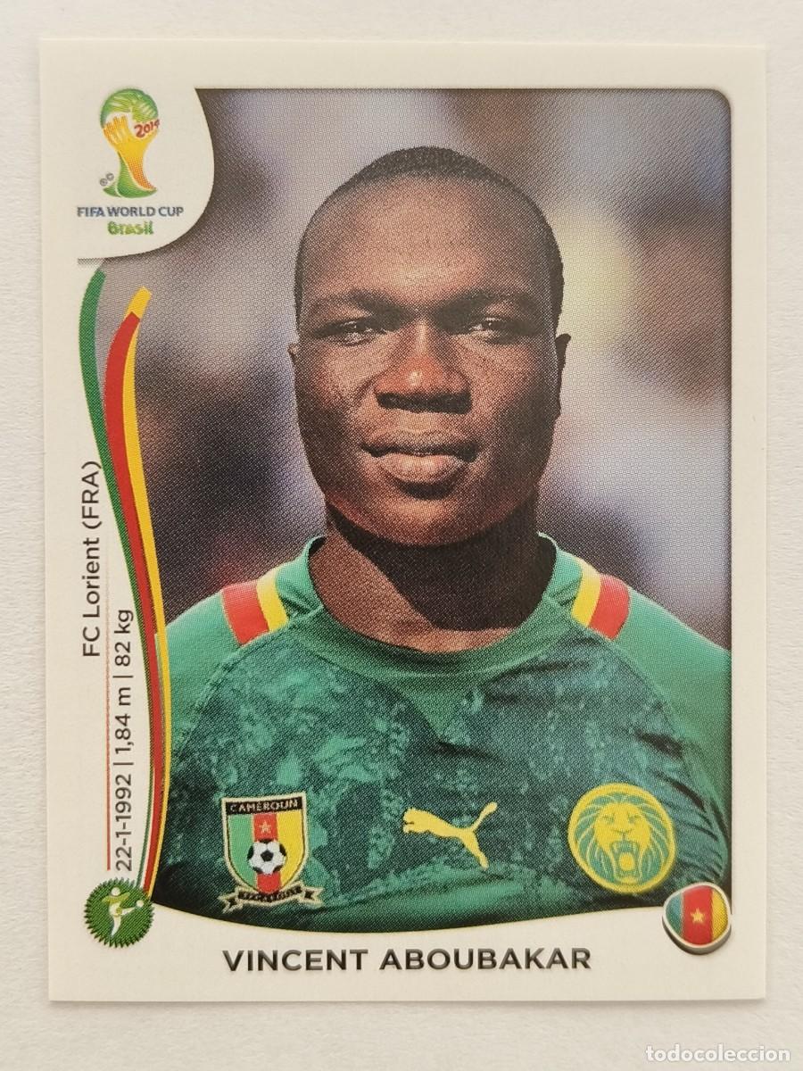 Football Stickers: #103 VINCENT ABOUBAKAR (CAMERUN) MUNDIAL BRASIL 2014 PANINI