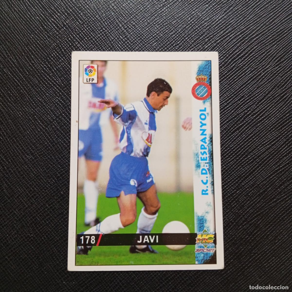 Football Stickers: 178 JAVI ESPA&Ntilde;OL MUNDICROMO 1998 1999 CROMO FUTBOL LIGA 98 99 - A218 PG23 BAJA