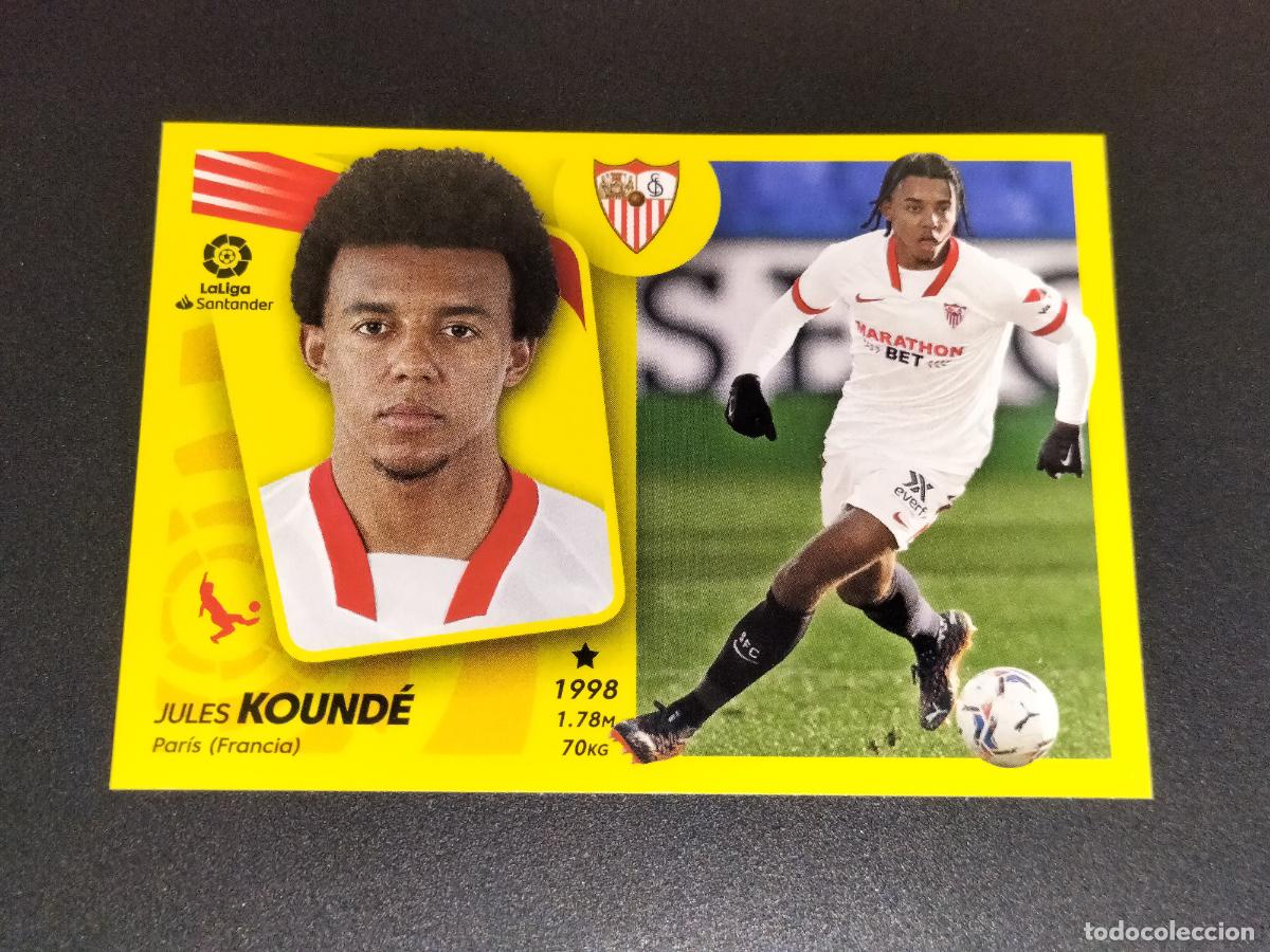 Football Stickers: N&ordm; 9 JULES KOUNDE SEVILLA CROMOS LALIGA SANTANDER ESTE LIGA FUTBOL 2021 2022 21 22 PANINI