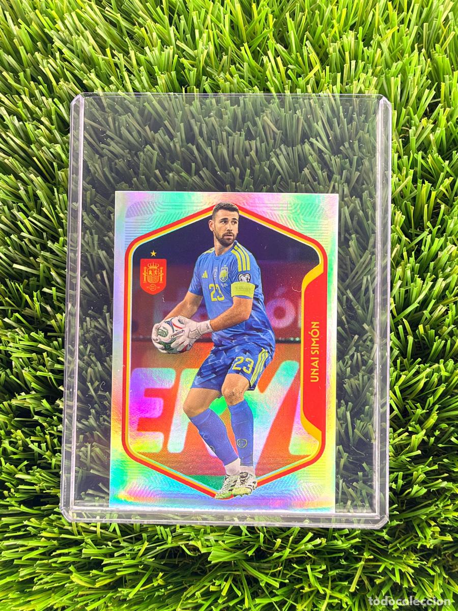 Football Stickers: N&ordm; 10 Unai Sim&oacute;n Especial Carrefour Espa&ntilde;a 2026