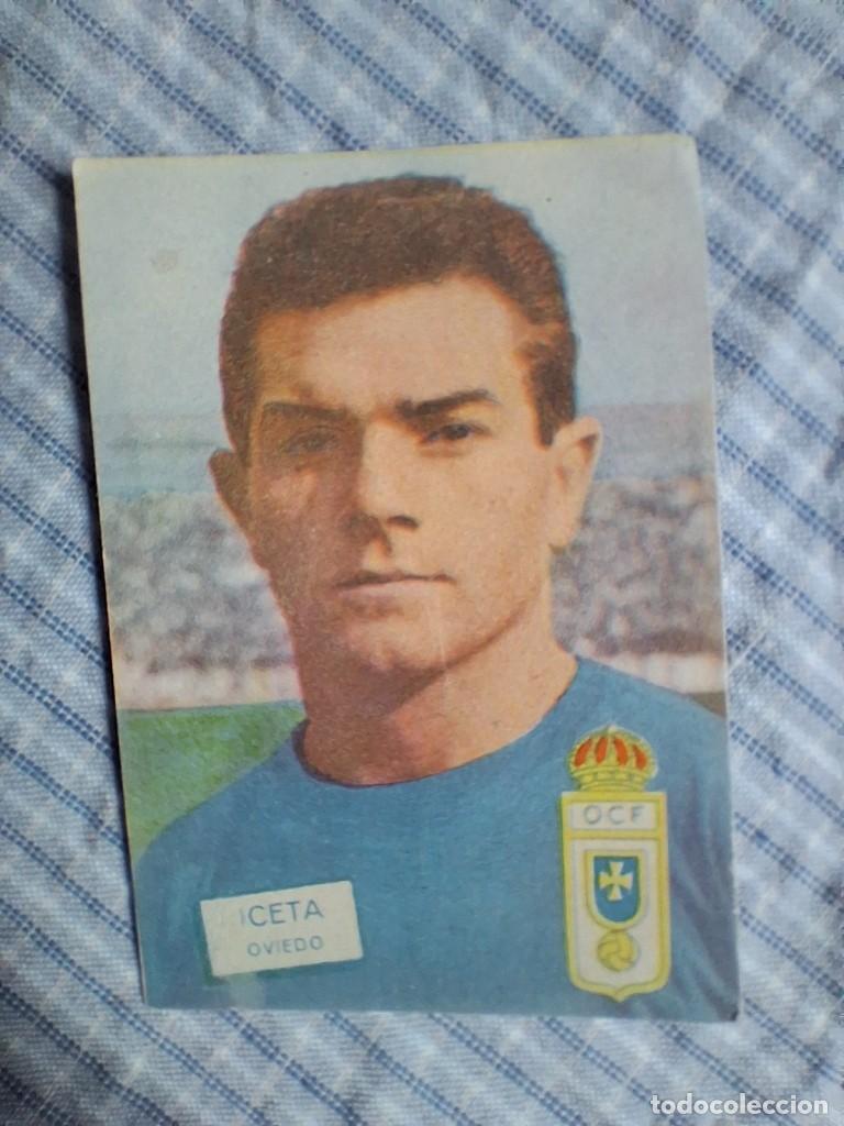 Football Stickers: Cromo Liga 1961 1962 Fher Disgra. Iceta. Oviedo. Sin pegar. Estado ver imagen