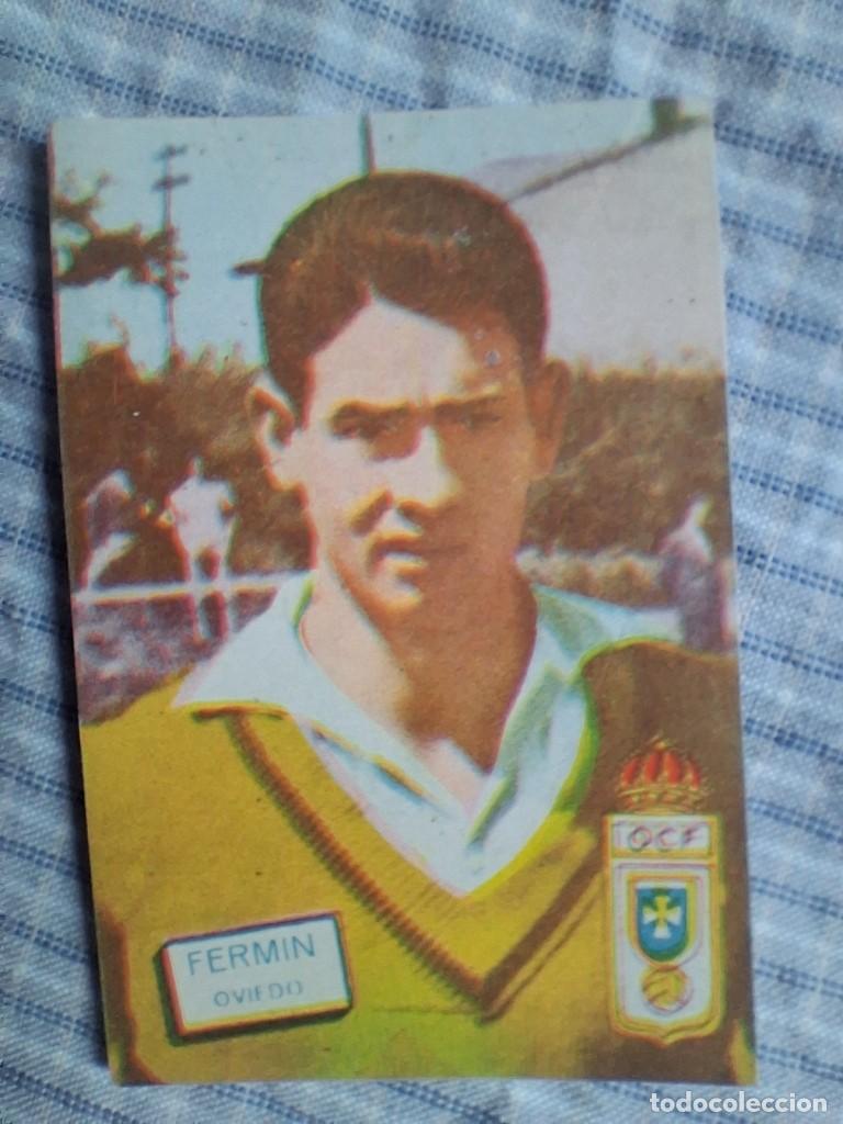 Football Stickers: Cromo Liga 1961 1962 Fher Disgra. Ferm&iacute;n. Oviedo. Sin pegar. Estado ver imagen