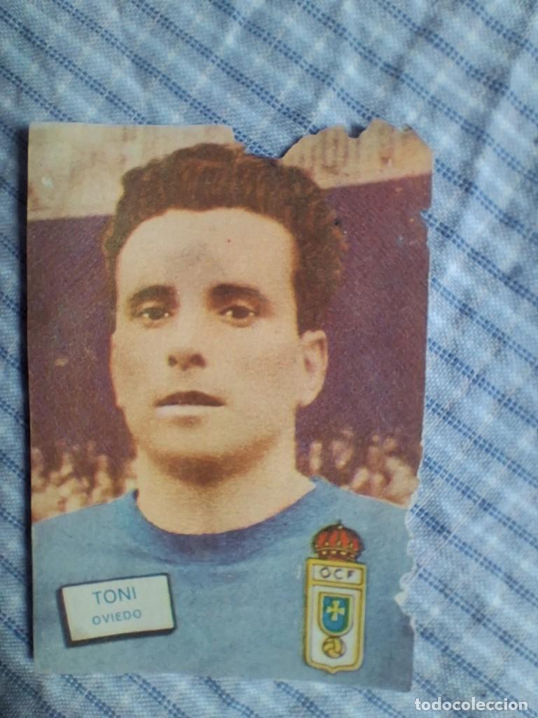 Football Stickers: Cromo Liga 1961 1962 Fher Disgra. Toni. Oviedo. Sin pegar. Estado ver imagen.