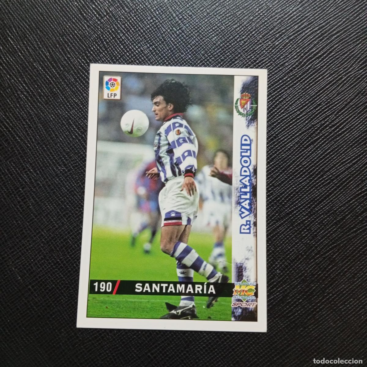 Cromos de f&uacute;tbol: 190 SANTAMARIA VALLADOLID MUNDICROMO 1998 1999 CROMO FUTBOL LIGA 98 99 - A218 PG24