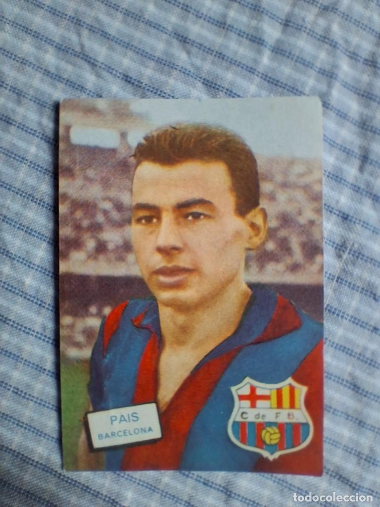 Cromos de f&uacute;tbol: Cromo Liga 1961 1962 Fher Disgra. Pais. Barcelona. Sin pegar. Estado ver imagen