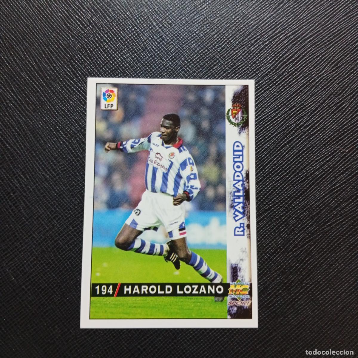 Cromos de f&uacute;tbol: 194 HAROLD LOZANO VALLADOLID MUNDICROMO 1998 1999 CROMO FUTBOL LIGA 98 99 - A218 PG24