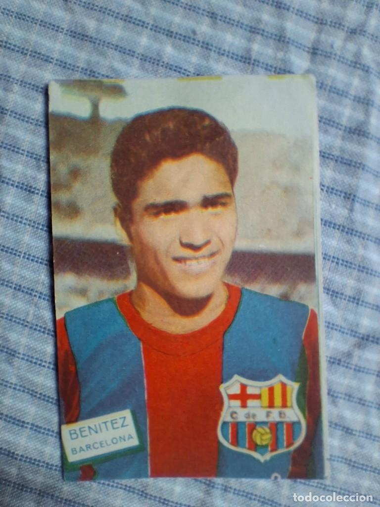 Cromos de f&uacute;tbol: Cromo Liga 1961 1962 Fher Disgra. Benitez. Barcelona. Sin pegar. Estado ver imagen.