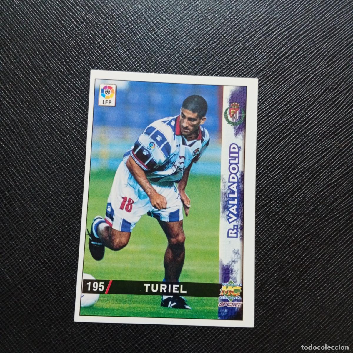 Cromos de f&uacute;tbol: 195 TURIEL VALLADOLID MUNDICROMO 1998 1999 CROMO FUTBOL LIGA 98 99 - A218 PG24